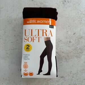 Women’s Ultra Soft Fleece Lined Tights 2 Pack 2/3X NEW!